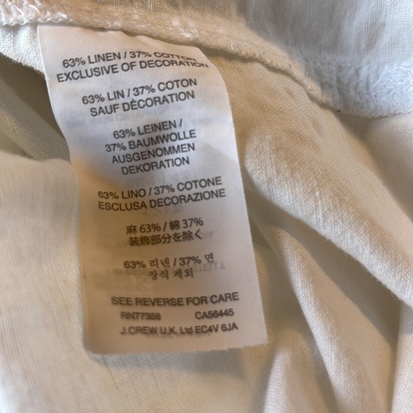 J. crew sunburst cap sleeve embroidered linen & cotton blendTopSize 2. D… - Picture 8 of 9
